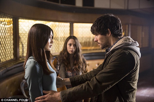 Colin Morgan played Leo (right) in  Channel 4's popular drama Humans, which returns on Sunday night 